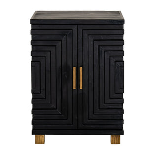 Lennox Black 2 Door Small Sideboard [cid:24562-c]
