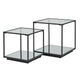 Lennox Black Framed Set Of 2 Side Tables_345