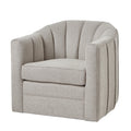 Lily Swivel Chair In Oatmeal Twill_354