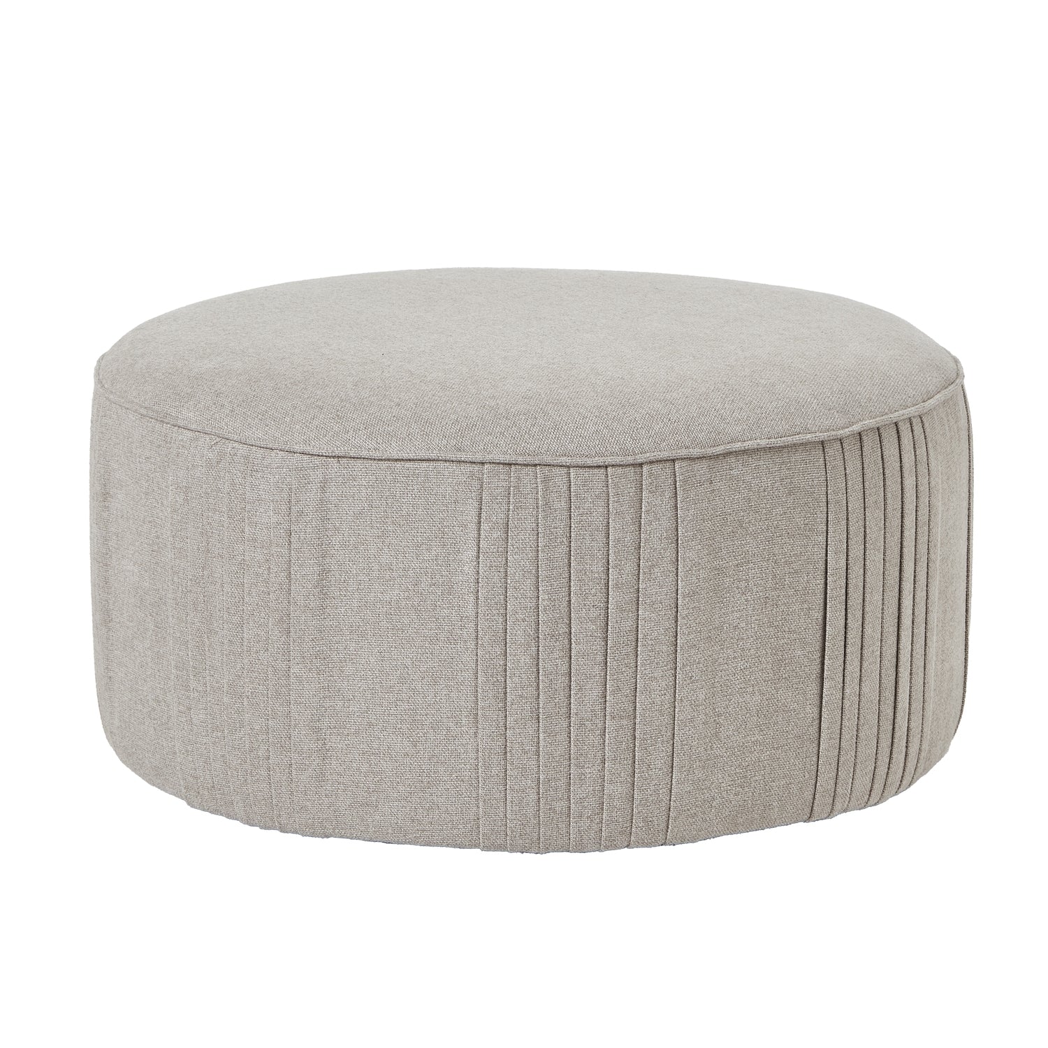 Lily Swivel Ottoman In Oatmeal Twill_359