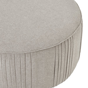 Lily Swivel Ottoman In Oatmeal Twill_360