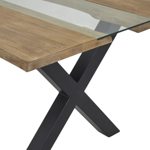 Live Edge Collection Light Acacia River Dining Table_379