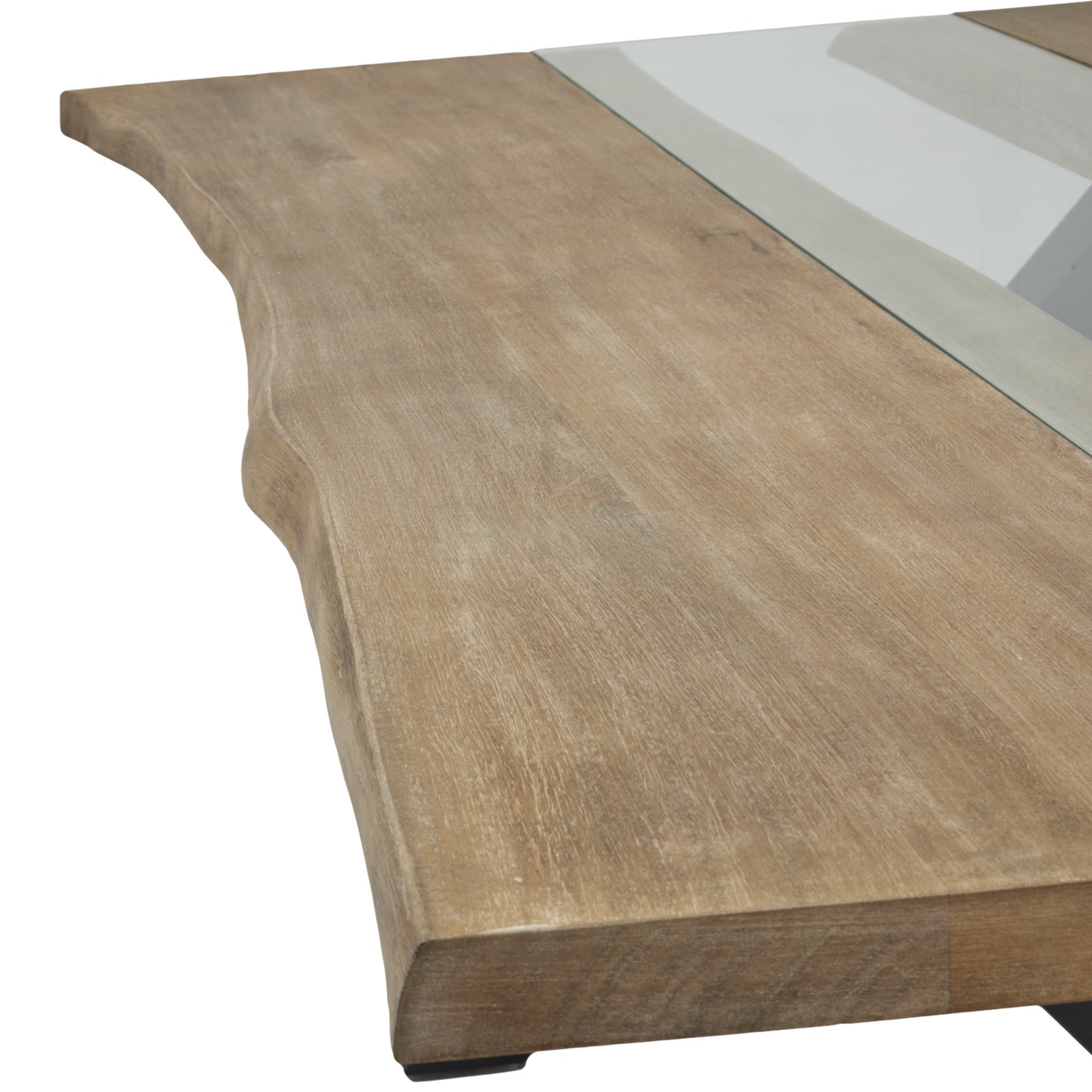 Live Edge Collection Light Acacia River Dining Table_382