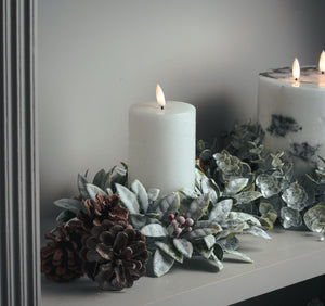 Luxe Collection Natural Glow 3 x 4 LED Cream Wax Candle_2277