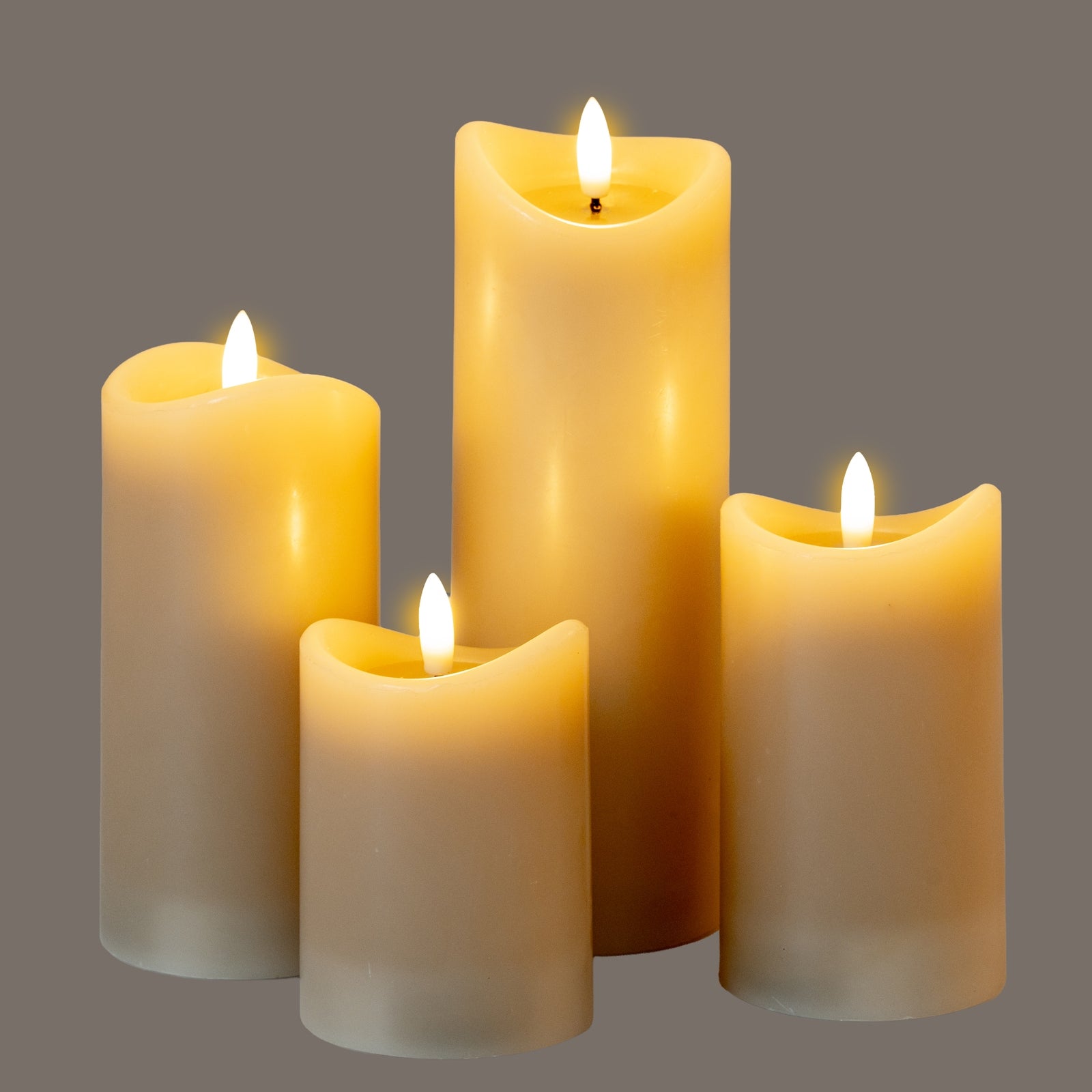Luxe Collection Natural Glow Melted LED Candle_2233