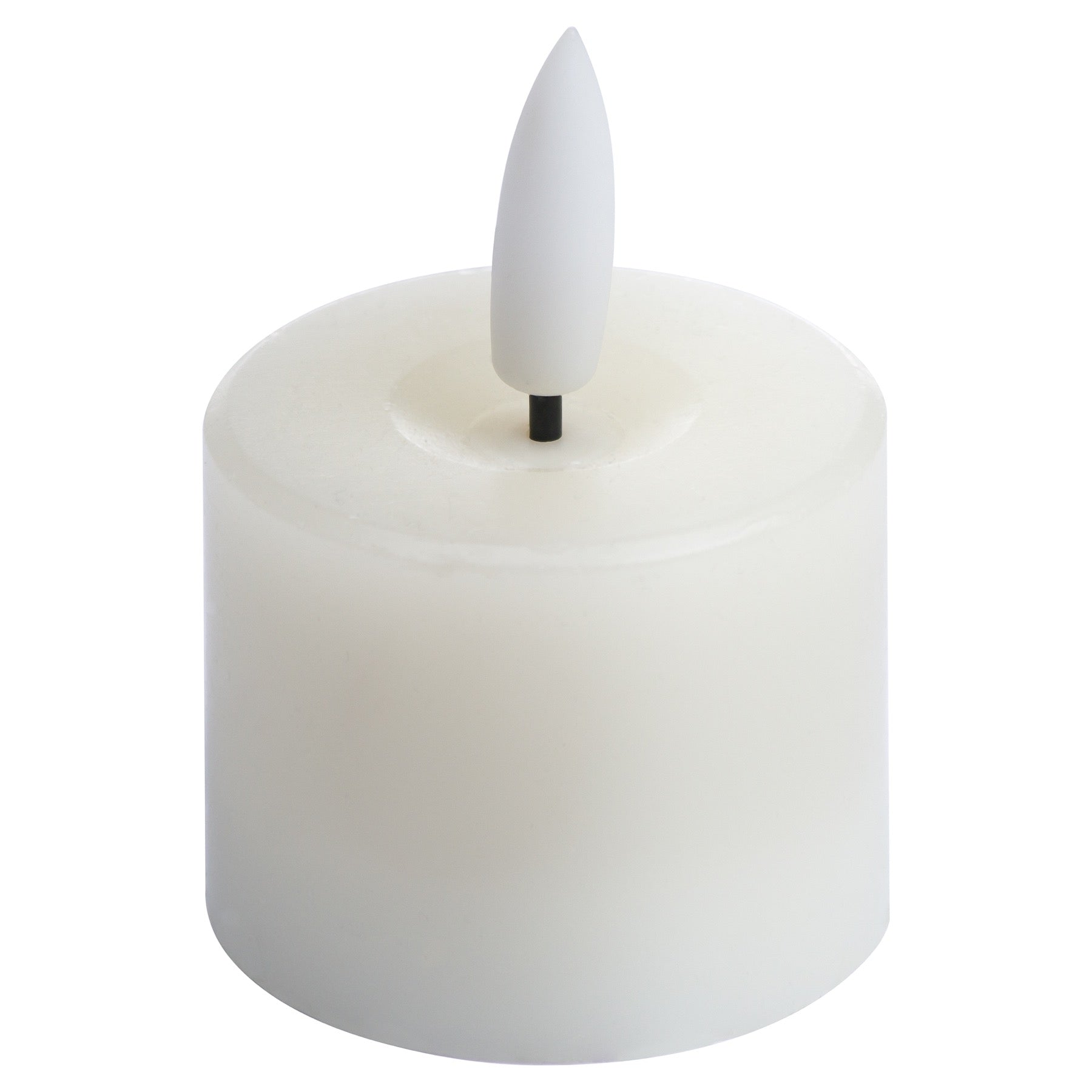 Luxe Collection Set Of 6 Natural Glow Led Tealight Candles_2383
