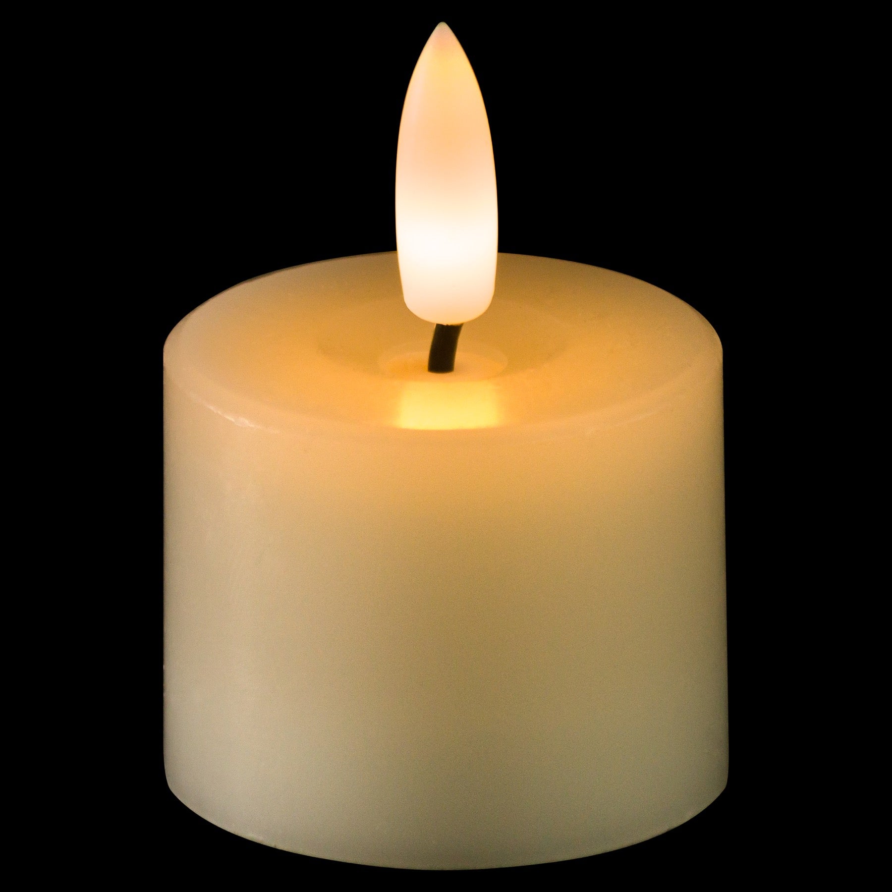 Luxe Collection Set Of 6 Natural Glow Led Tealight Candles_2385