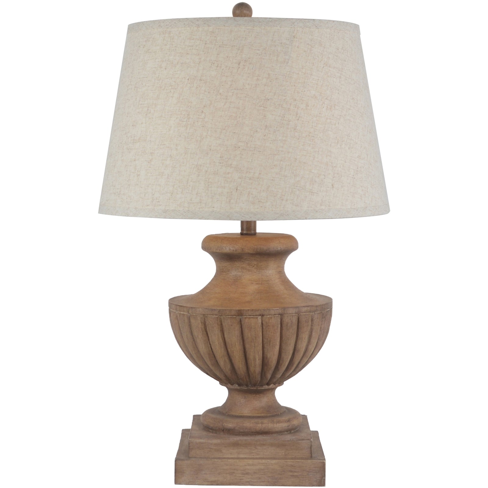 Marbelle Table Lamp With Edged Linen Shade_929