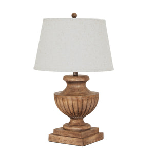 Marbelle Table Lamp With Edged Linen Shade_930