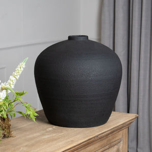 Matt Black Astral Vase [cid:22902-b]
