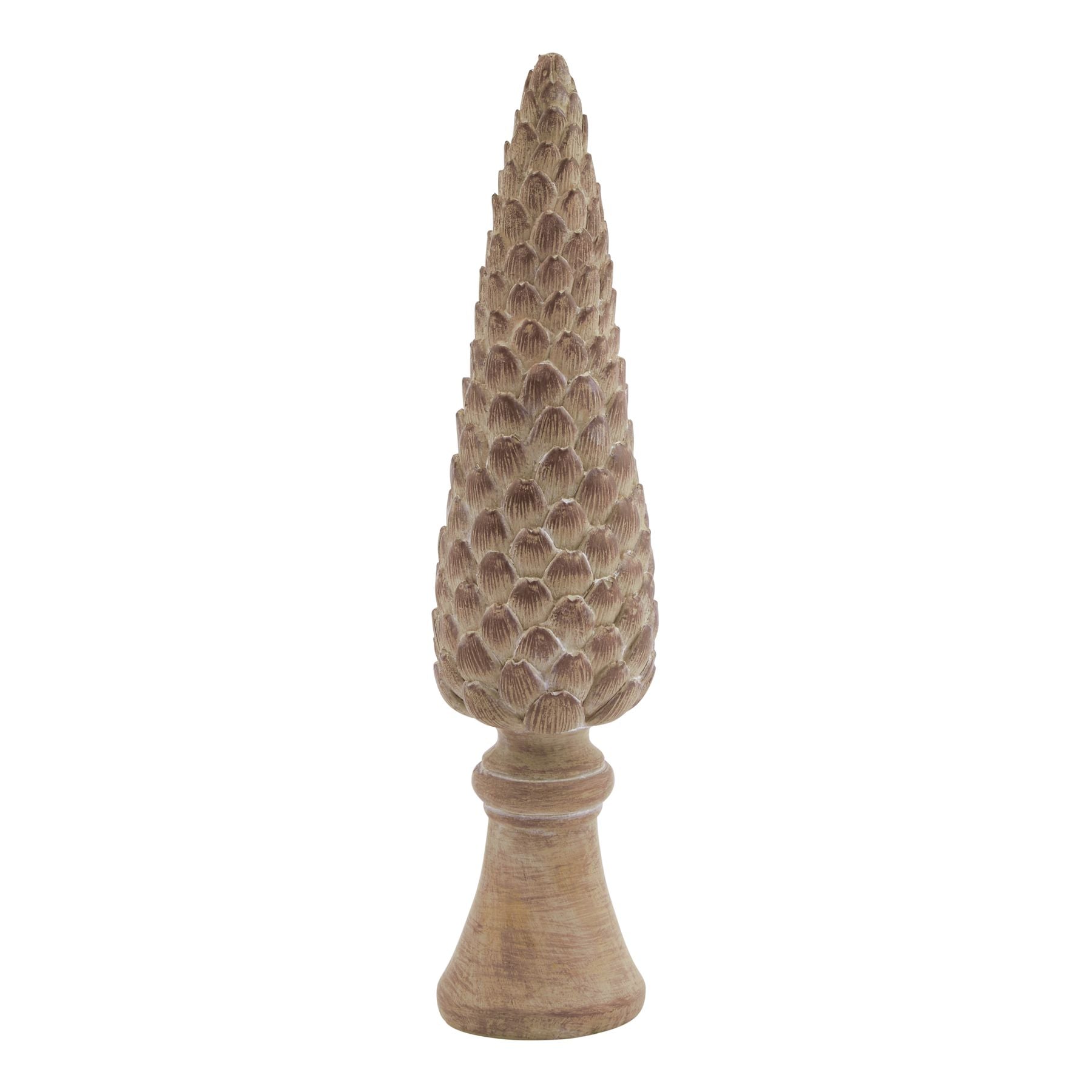 Large Pinecone Sculpture On Base_2547