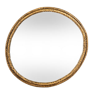 Nahla Medium Mirror With Dimpled Frame_4165