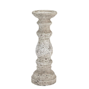 Stone Ceramic Column Candle Holder_3342