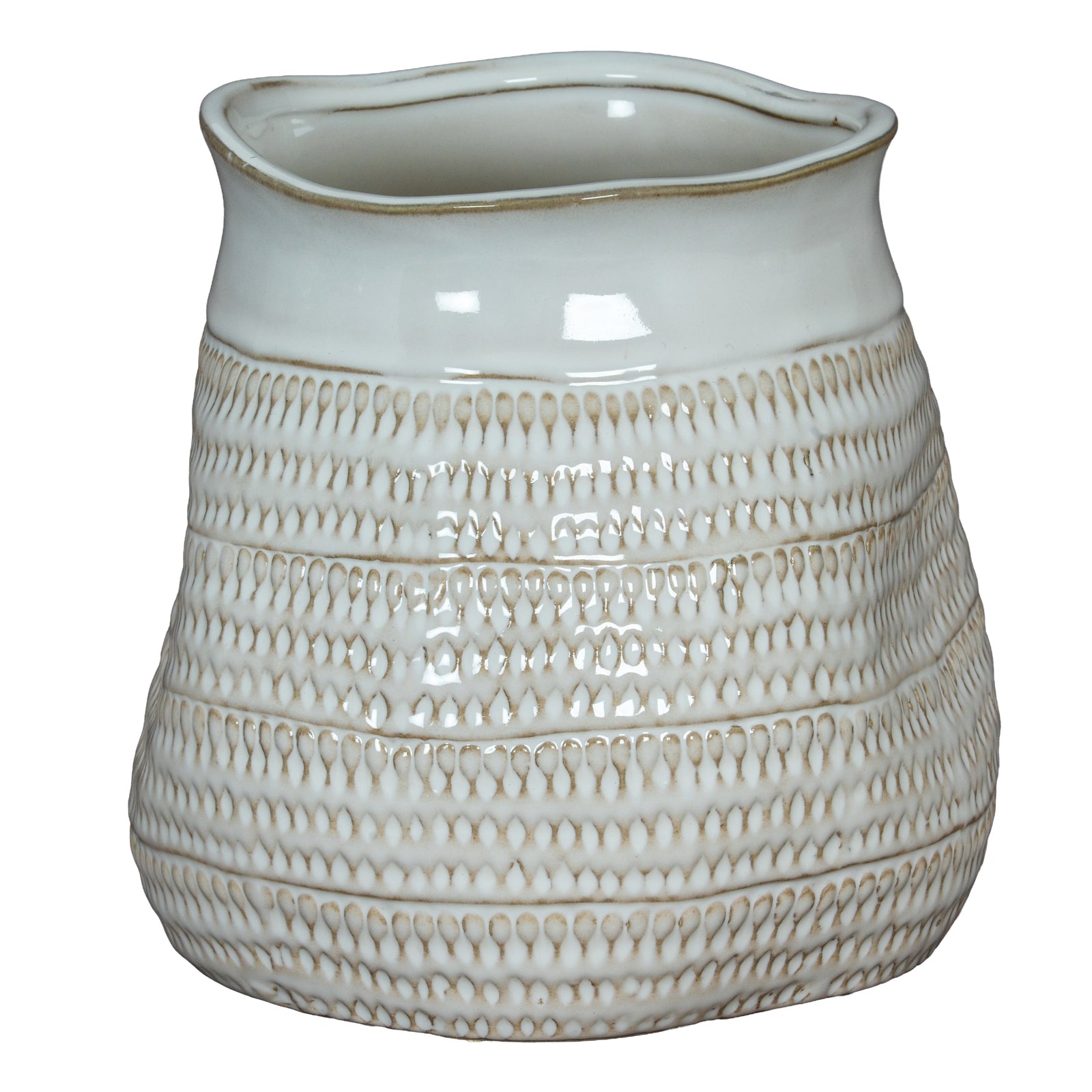Tava Wide Hewn Vase_3401