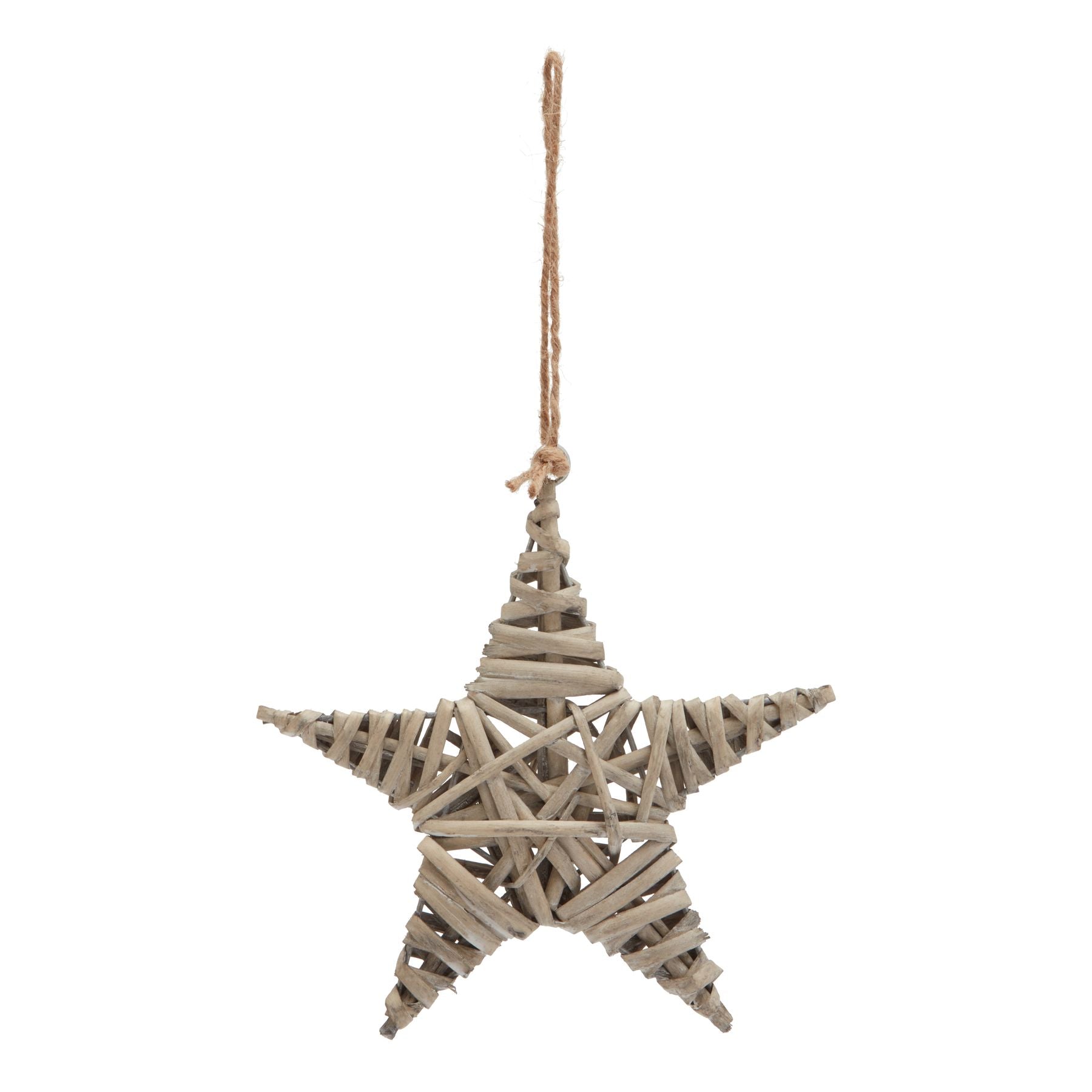 The Noel Collection Large Wicker Star Decoration_3431