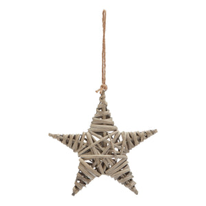 The Noel Collection Large Wicker Star Decoration_3431