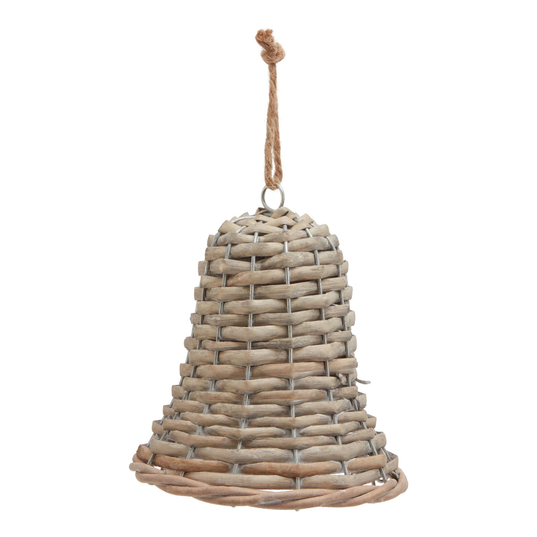 The Noel Collection Wicker Bell Decoration_3427