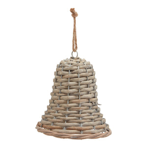 The Noel Collection Wicker Bell Decoration_3427