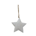 Whitewashed Rustic Hanging Star_3628