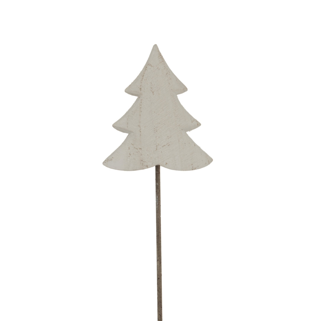 Whitewashed Rustic Tree On Stand_3644
