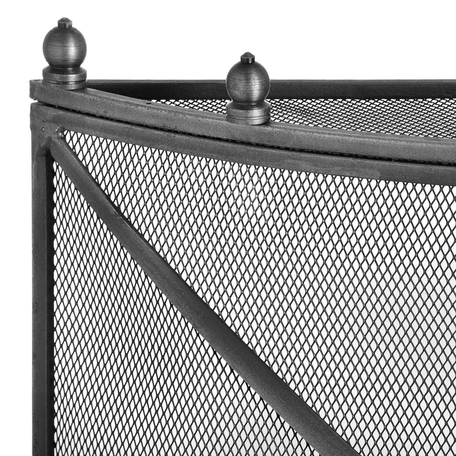 Mesh Fireguard in Antique Pewter Effect Finish_4335
