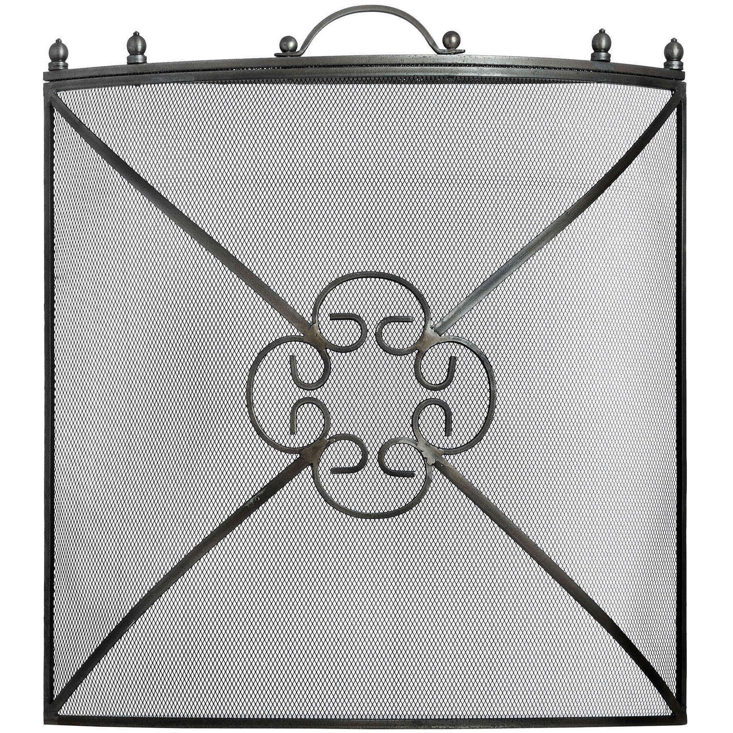 Mesh Fireguard in Antique Pewter Effect Finish_4333