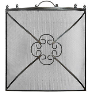 Mesh Fireguard in Antique Pewter Effect Finish_4333