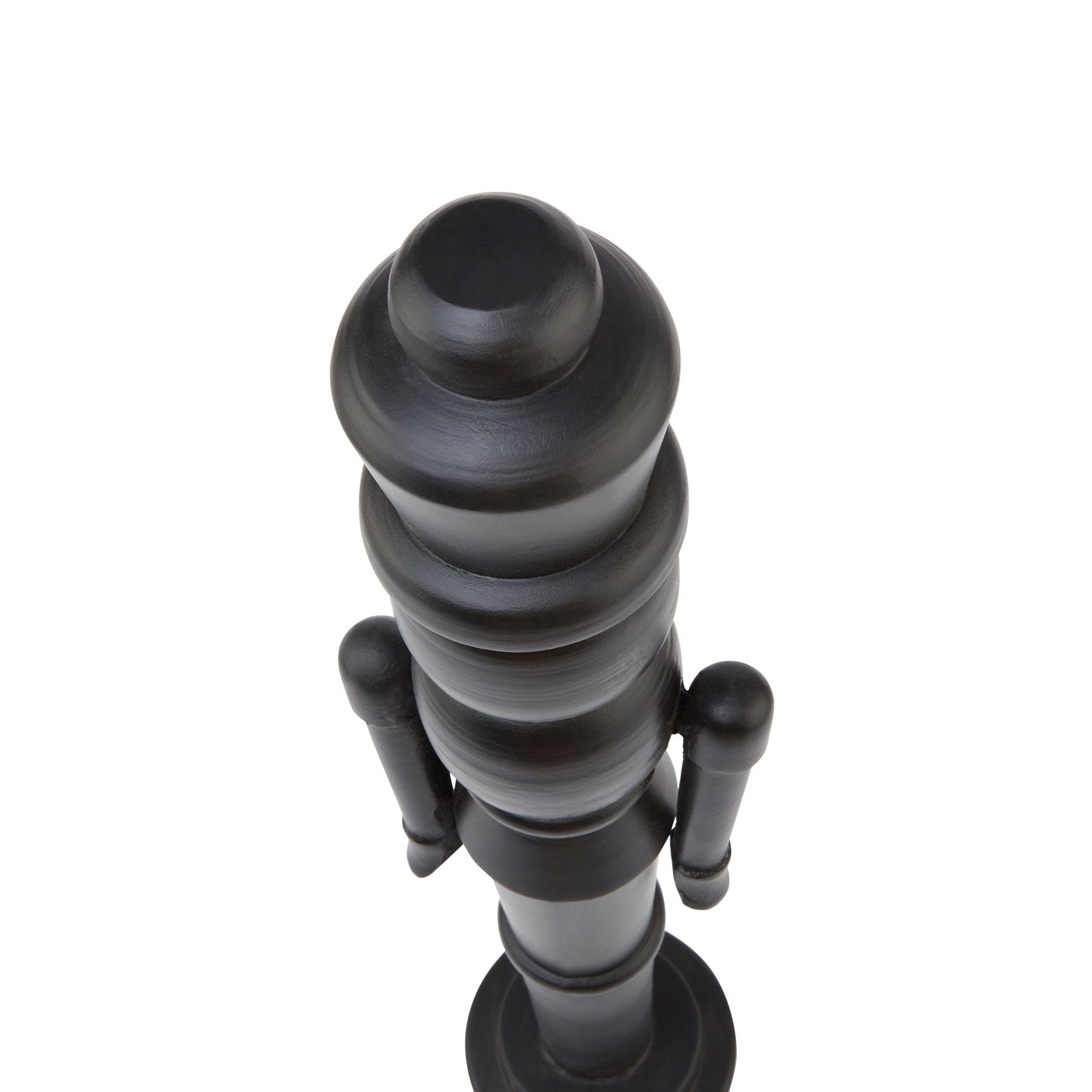 Minimalist Black Wooden Nutcracker Decoration_2630