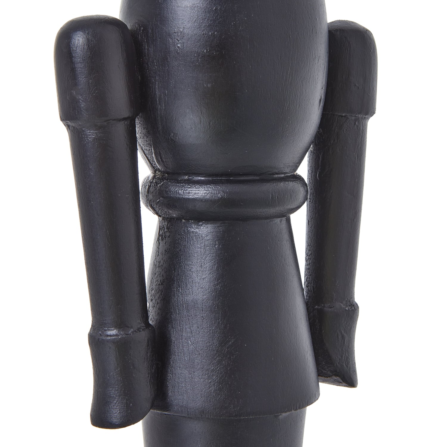 Minimalist Black Wooden Nutcracker Decoration_2635