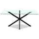 Monza Rectangular Glass Dining Table_401