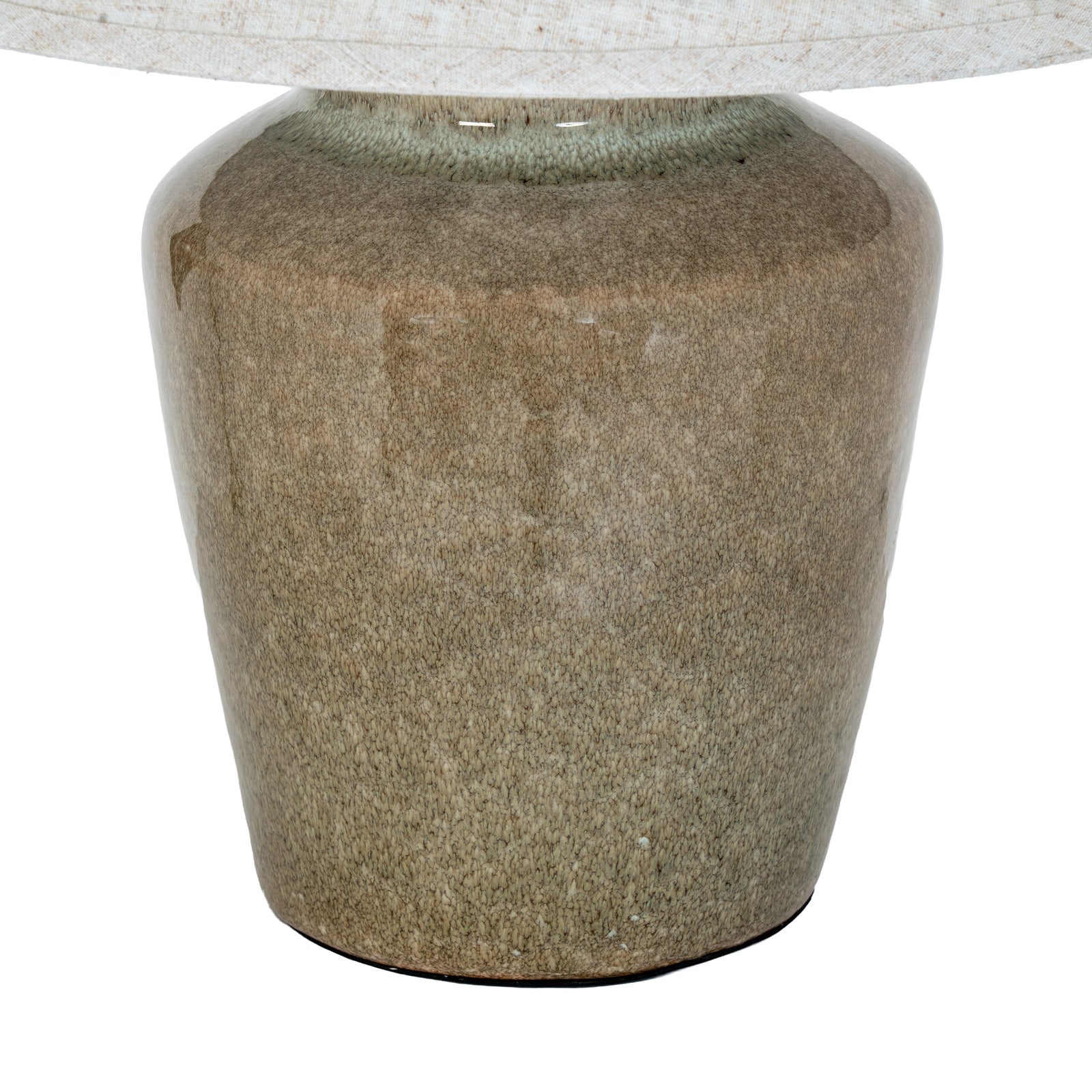 Mottura Ceramic Table Lamp With Edged Linen Shade_974