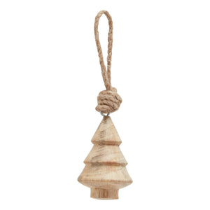 Natural Hand Turned Wooden Tree Bauble_2658