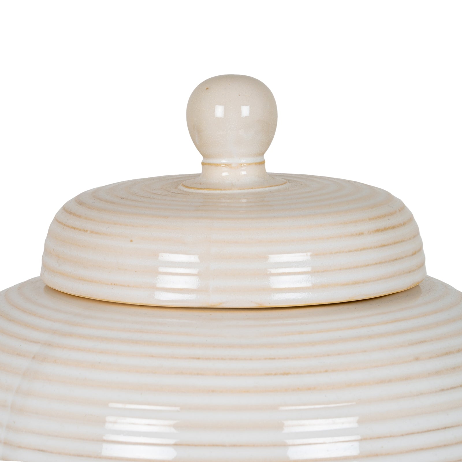 Neva Large Lidded Ceramic Jar [cid:24729-b]