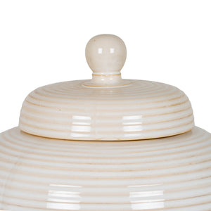 Neva Large Lidded Ceramic Jar [cid:24729-b]