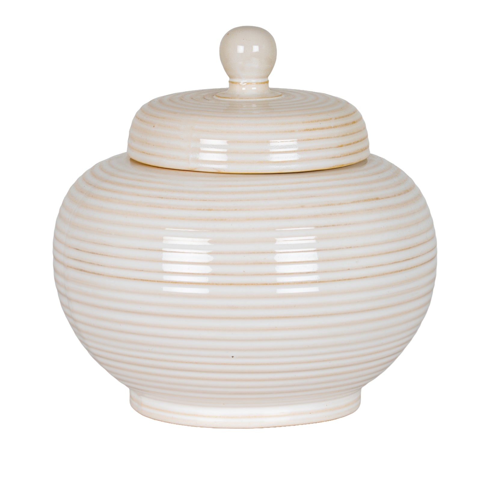 Neva Large Lidded Ceramic Jar [cid:24729]