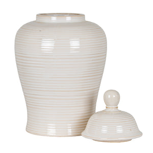 Neva Lidded Ceramic Ginger Jar [cid:24731-a]