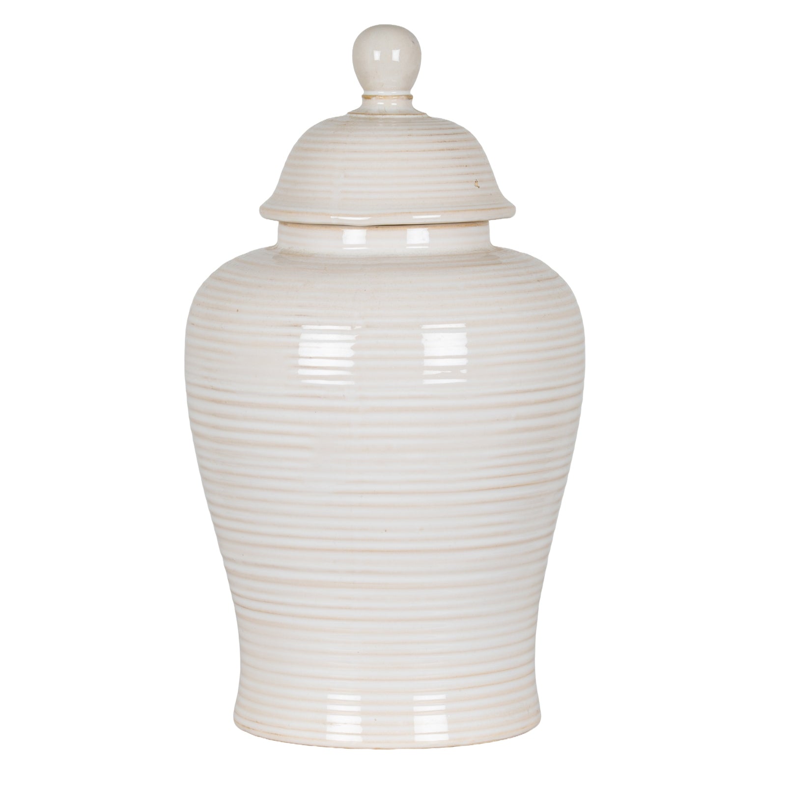 Neva Lidded Ceramic Ginger Jar [cid:24731]