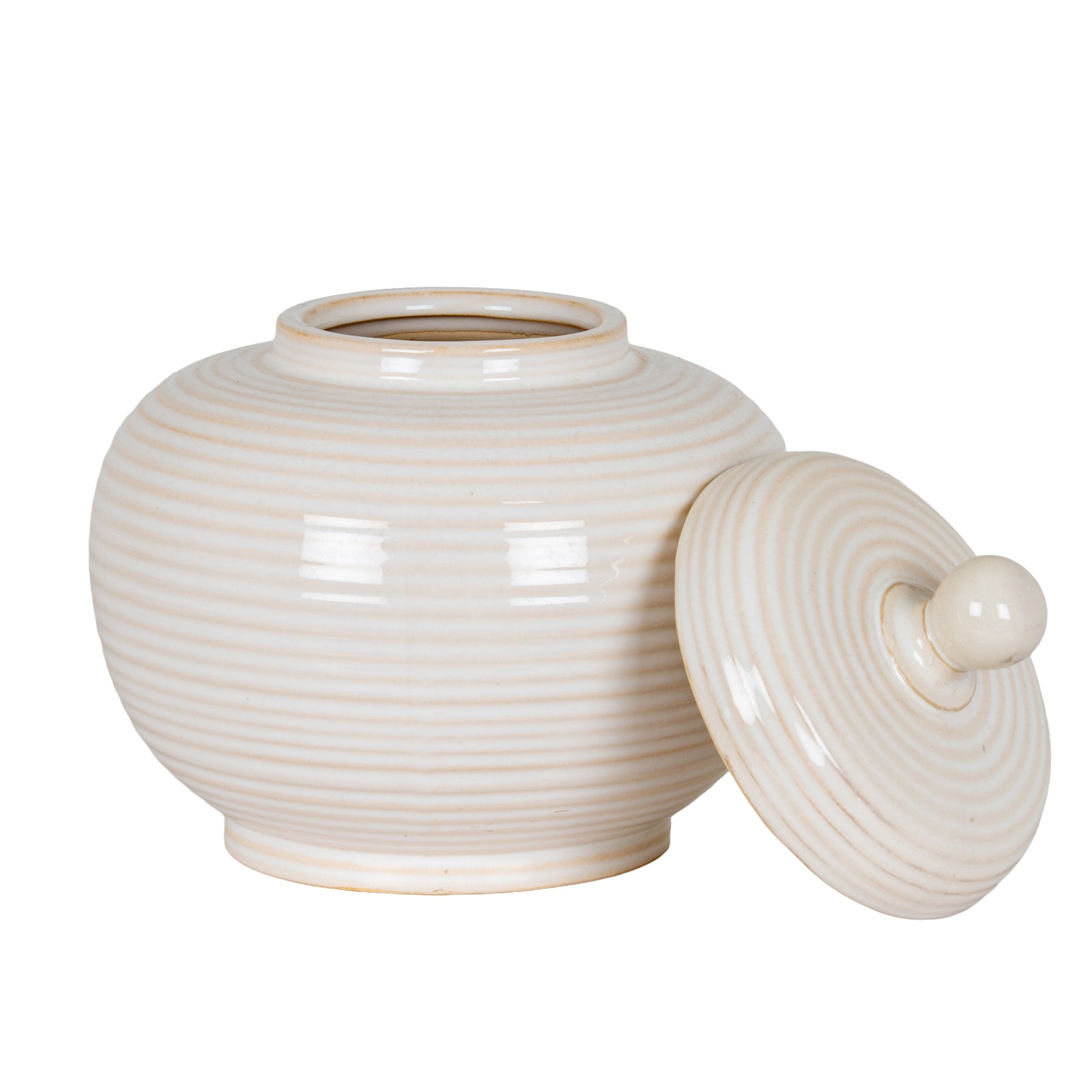 Neva Small Lidded Ceramic Jar [cid:24730-a]