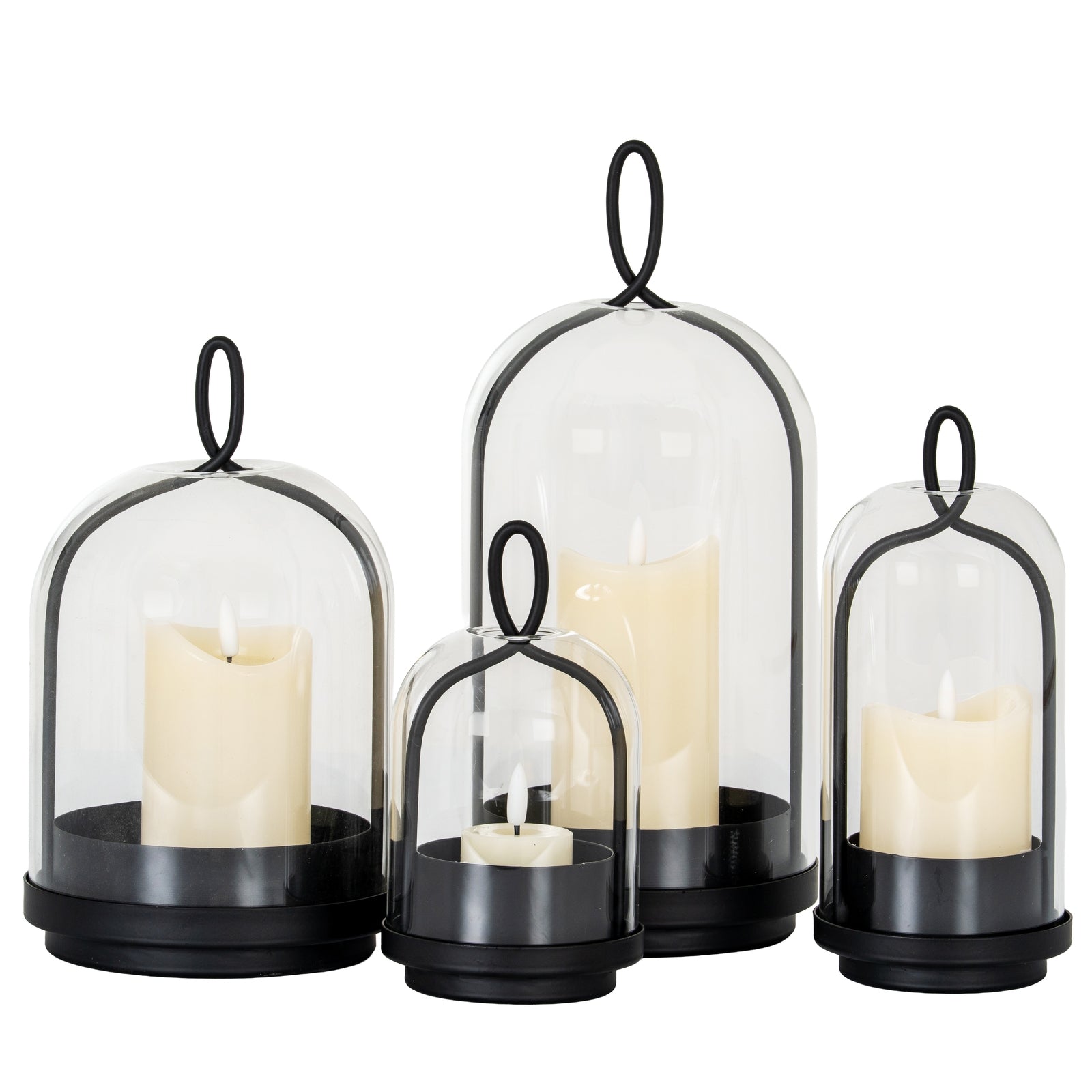 Nysa Candle Holder With Glass Cloche_2764