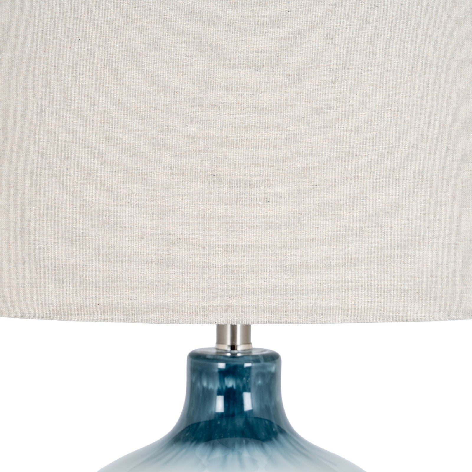 Ocean Shadows Table Lamp With Linen Shade [cid:24682-b]