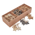 Pack Of 90 Wooden Star Hanging Decorations_2785