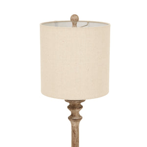 Pallido Candlestick Table Lamp With Linen Shade_994