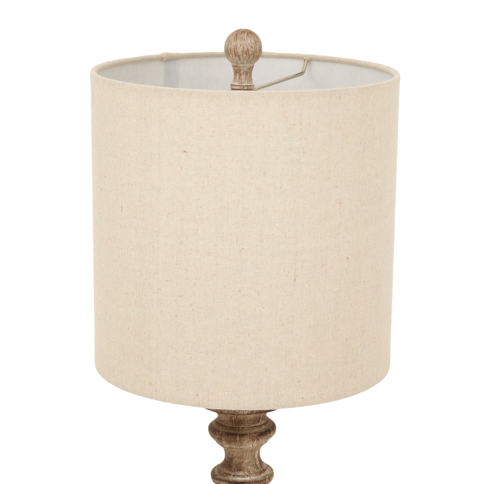 Pallido Candlestick Table Lamp With Linen Shade_995