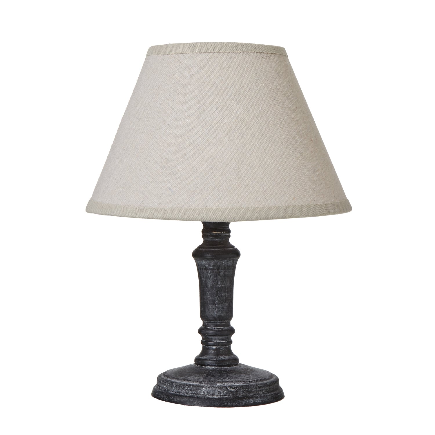Palmyra Column Table Tamp With Linen Shade [cid:23885]