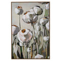 Poppy Heads Hand Painted Canvas in Frame [cid:24706]