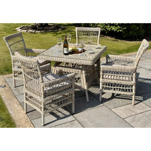 Provence Collection Outdoor 4 Seater Dining Set_423