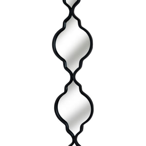 Black Quarterfoil Decorative Hanging Mirror [cid:24533-a]