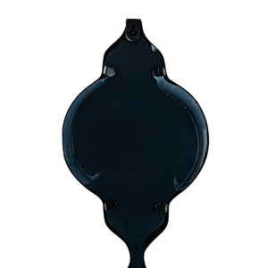 Black Quarterfoil Decorative Hanging Mirror [cid:24533-c]