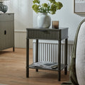 Reed Collection 1 Drawer Side Table_463