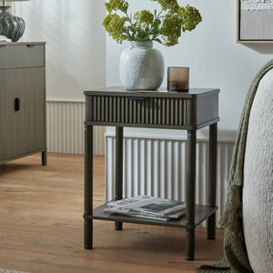 Reed Collection 1 Drawer Side Table_463